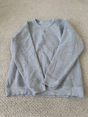 lululemon athletica women’s Heather Gray Crewneck Sweatshirt